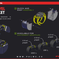 Gravel bucket for C02 - GB16