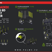 Forest trailer PALMS 8D